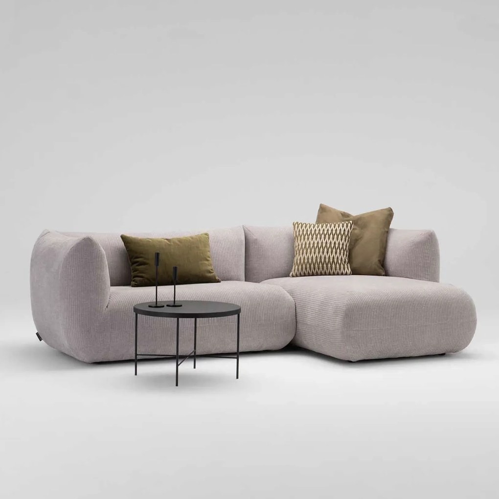 PROXIMA.store - Minimalistický rohový gauč FERRO DRUH LÁTKY: LUIS - 68