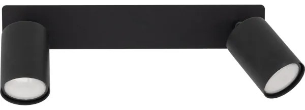 Podhľadové bodové svietidlo NEX 2xGU10/10W/230V čierna