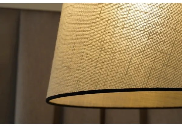 Duolla - Luster na lanku YUTE 1xE27/15W/230V pr. 38 cm šedá/čierna