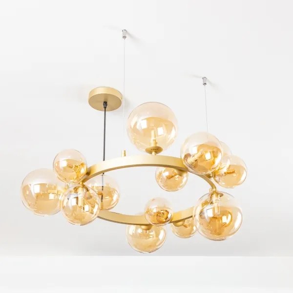 Brilagi - LED Luster na lanku MILLA 15xG9/3W/230V zlatá