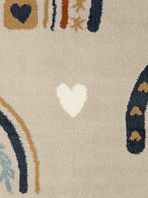 Koberec Hanse Home ADVENTURES BOWIE béžový / modrý