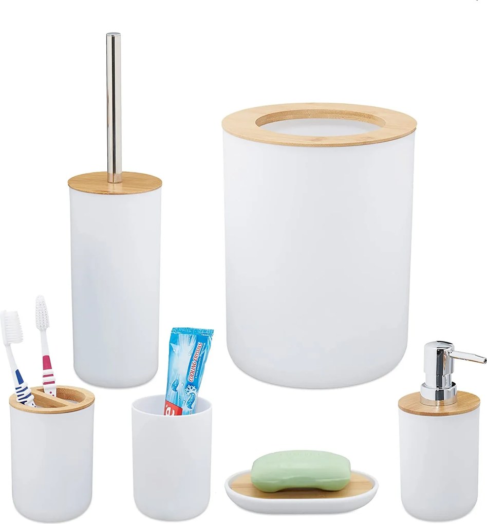 Dekorstudio Kúpeľňový set 6 dielny - biely