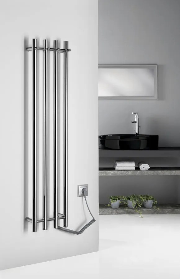 Sapho Sapho, PAPINADO elektrický sušiak uterákov, 109x1200mm, 40W, čierna mat, ER340