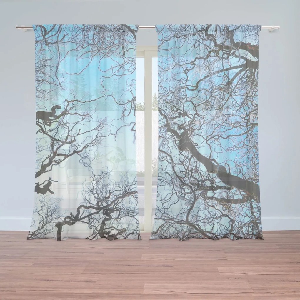 Sablio Záclony Holé konáre: 2ks 150x250cm