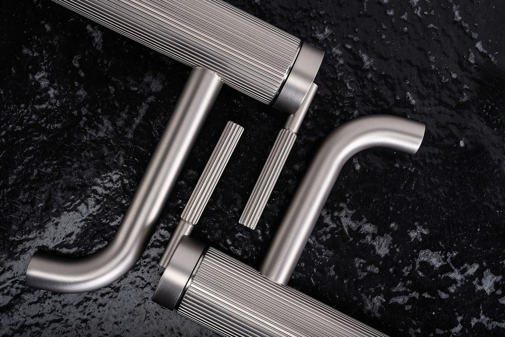 Rea Argon, vysoká umývadlová batéria h-295, brúsená oceľ, REA-B6450