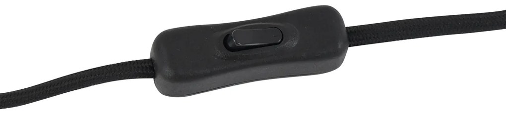 Japandi stolná lampa zlatá s béžovým tienidlom - Pluni