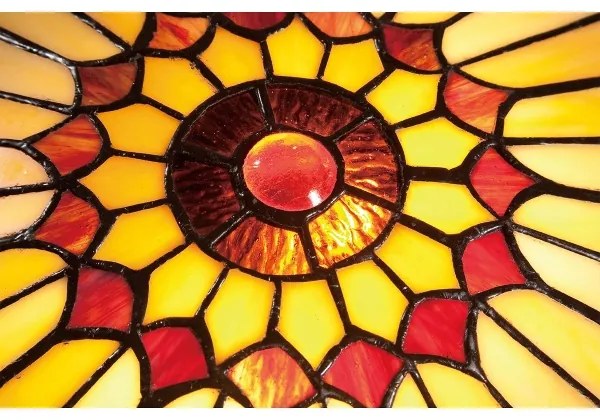 Elstead QZ-WEST-END-F - Stropné svietidlo Tiffany WEST 2xE27/75W/230V