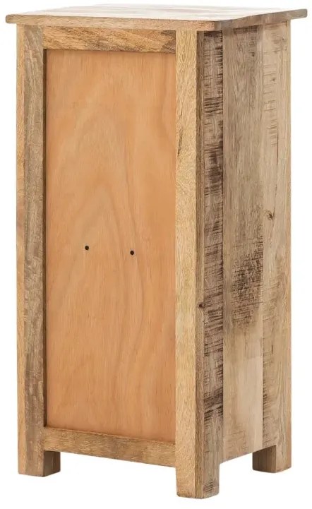 furniture-nabytek.cz - Masivní koupelnová spodní skříňka Pune z mangového dřeva, lakovaná, vícebarevná – 42×30×80 cm