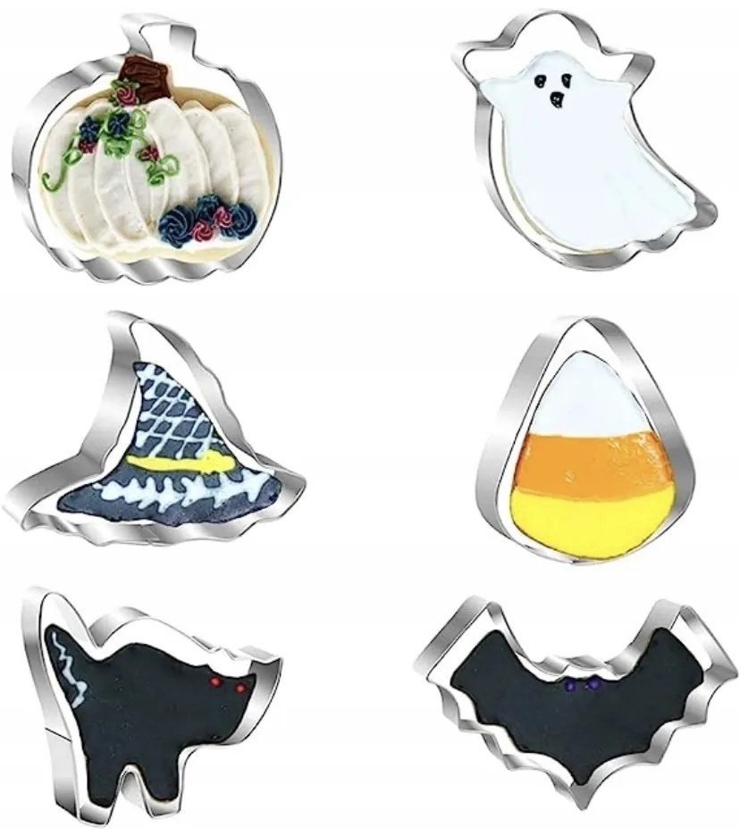 Vykrajovačky na sušienky Halloween 6ks