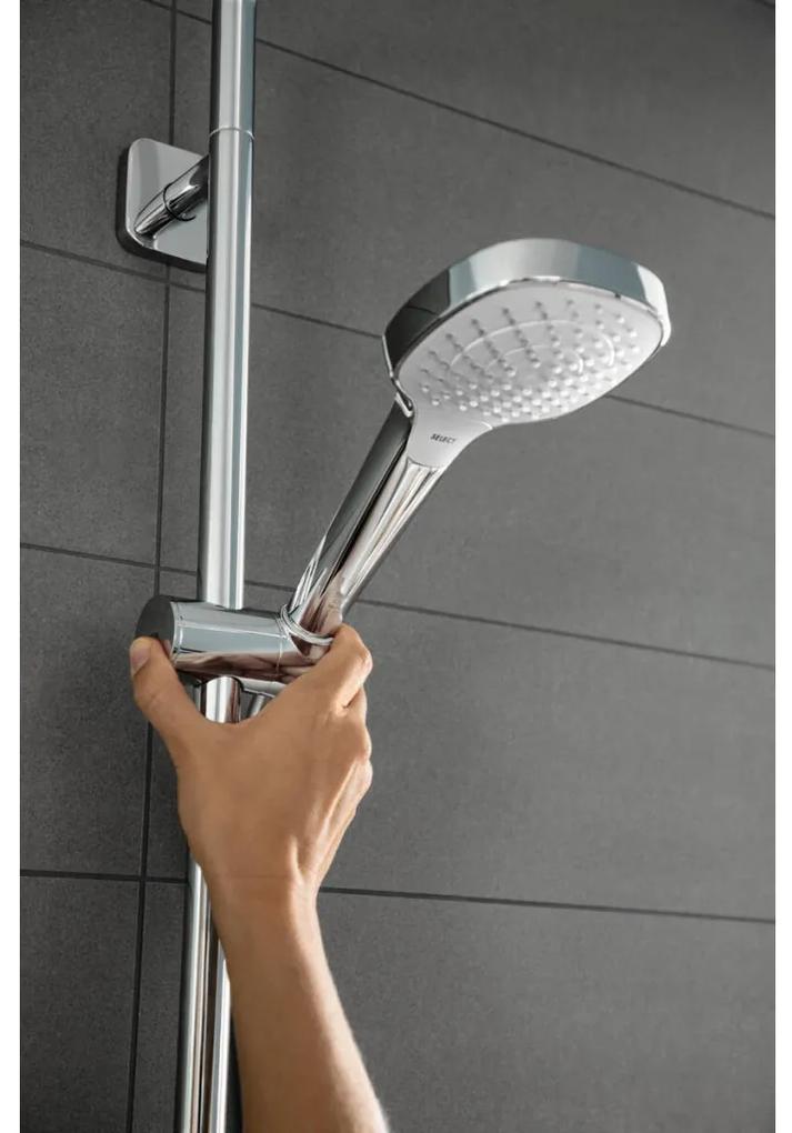 Hansgrohe Croma Select E - Ručná sprcha Multi EcoSmart 9 l/min, biela/chróm 26811400