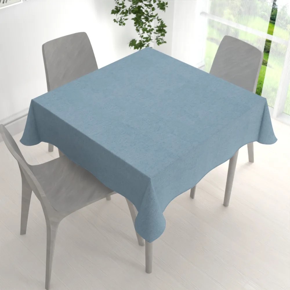 Biante Dekoračný štvorcový obrus BKW-210 Svetlo modrý žíhaný 110x110 cm