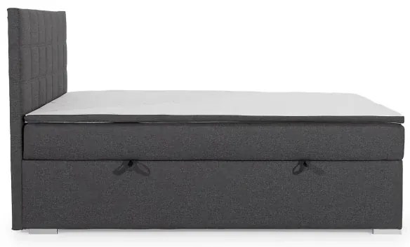 Posteľ Boxspring Alicia 200 x 180, šedá (látka - ba 03/sawana 21)