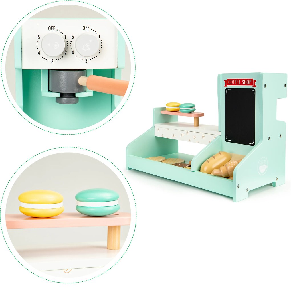 Drevená kuchyňa kaviareň cukráreň obchod ECOTOYS