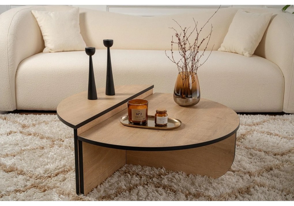 Konferenčný stôl Orion - Honey Oak, Black