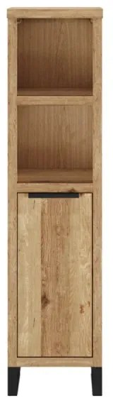 furniture-nabytek.cz - Masívna kúpeľňová skrinka Sydney z divokého duba, olejovaná, hnedá – 31×25×125 cm