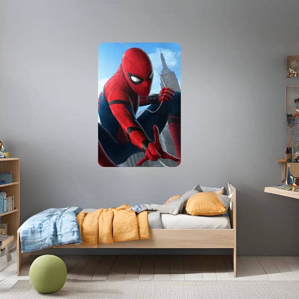 60x90cm Spiderman 2 - textilná nálepka na stenu