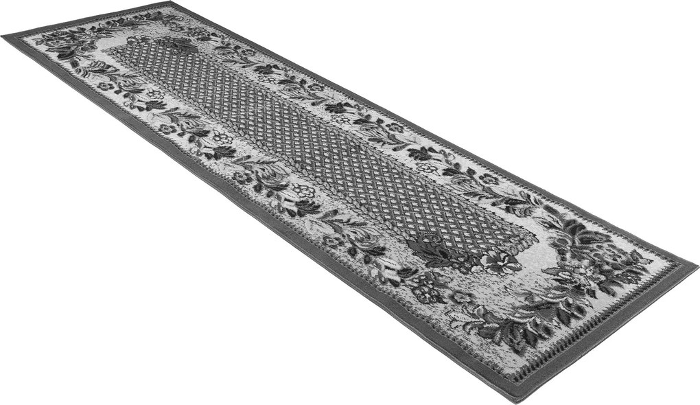 TA Koberec 7192B TMAVO SIVÁ LACNÁ PP CRM Rozmer: 70x300 cm