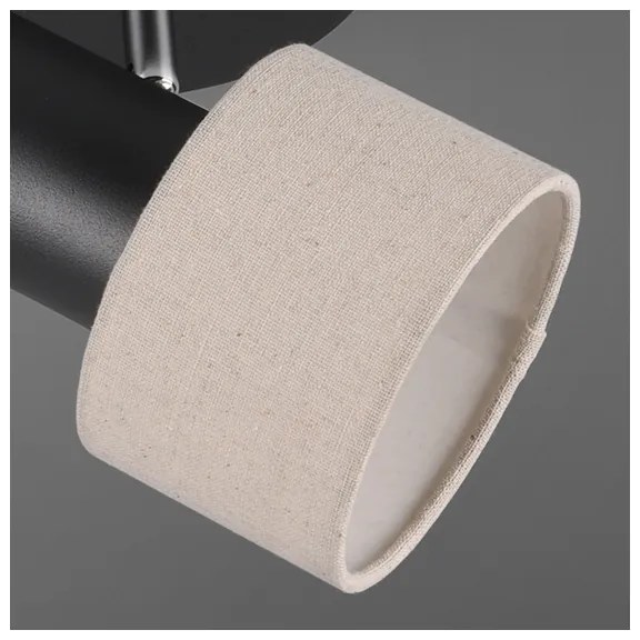 Trio - Bodové svietidlo WAILER 3xGU10/5W/230V čierna