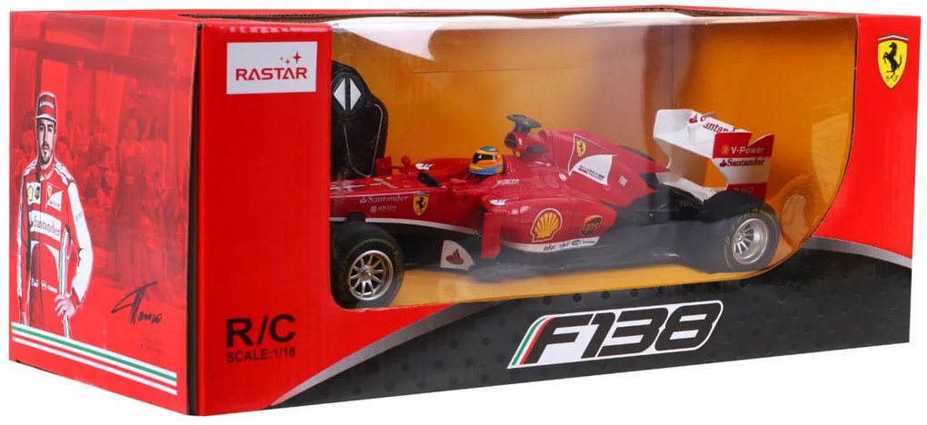 Pretekárske auto na diaľkové ovládanie Ferrari F138 RASTAR model 1:18