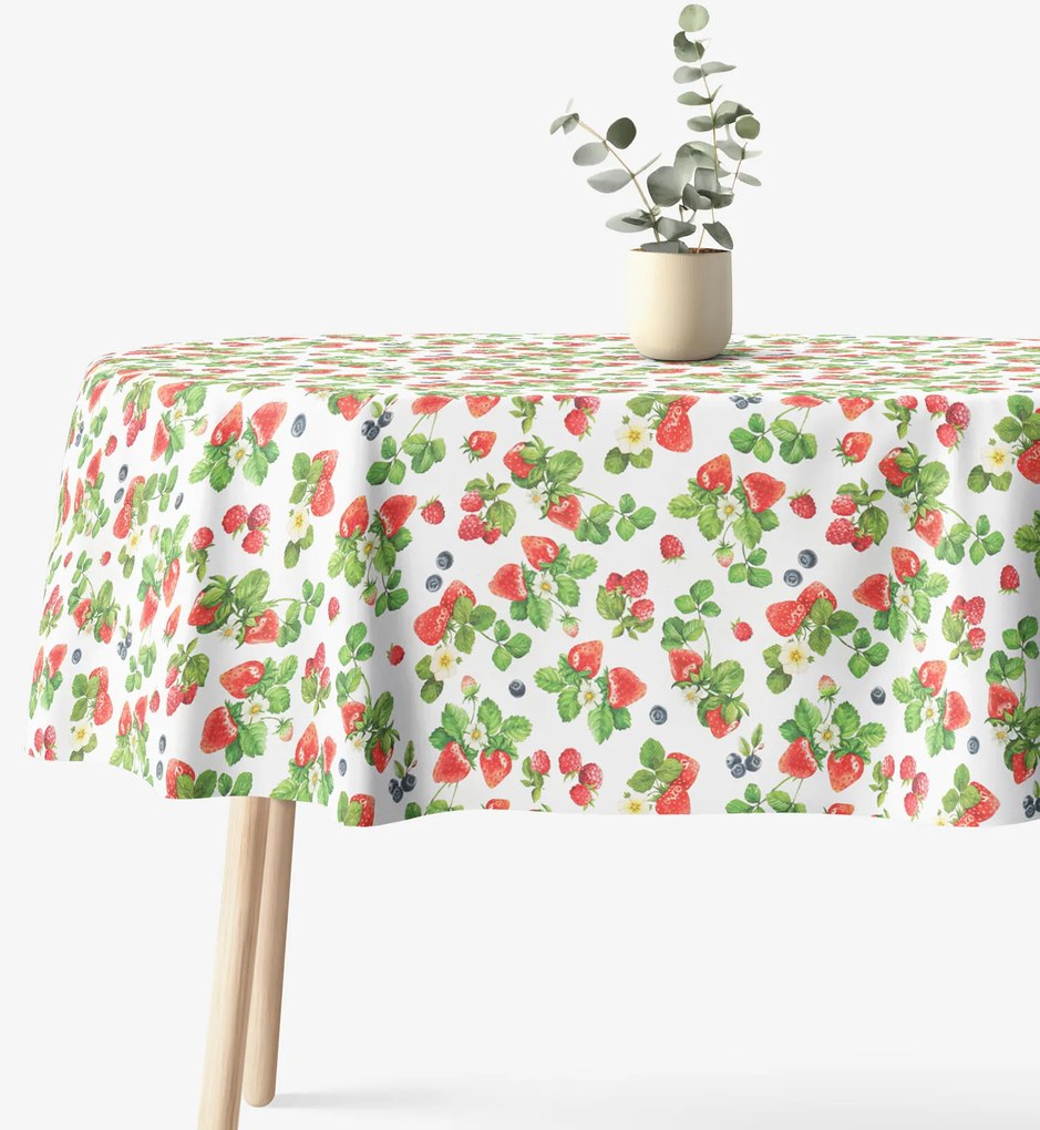 Goldea oválny obrus valencia - lesné ovocie 120 x 160 cm