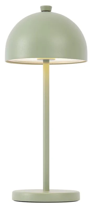 Stolná lampa zelená vrátane LED IP54 nabíjateľná s nabíjacou stanicou - Squirrel