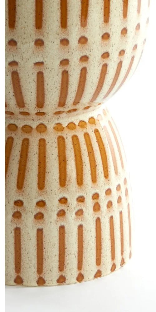 Keramický okrúhly odkladací stolík ø 28,5 cm Finca – Light &amp; Living