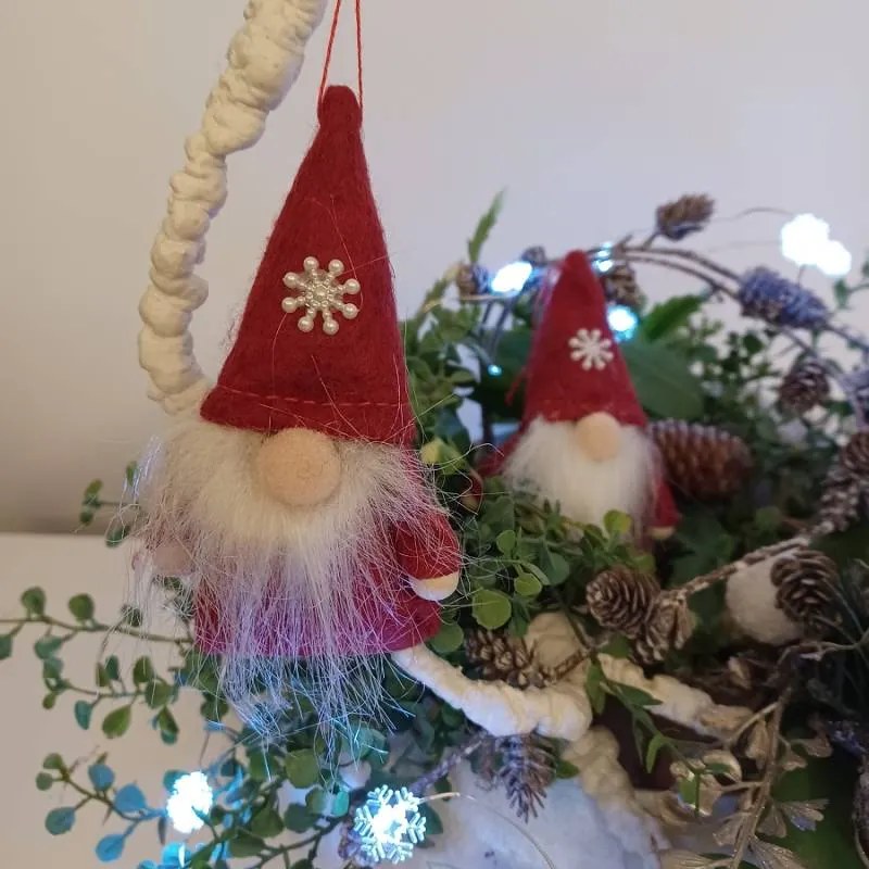 DECOLED Sada trpaslíků, 11 cm, červená