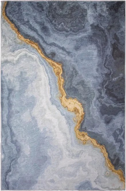 Koberec MILANO 40011-01 sivý / zlatý