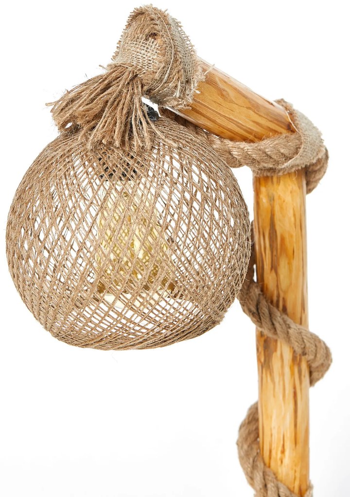 Stolná lampa Canata prírodný dub