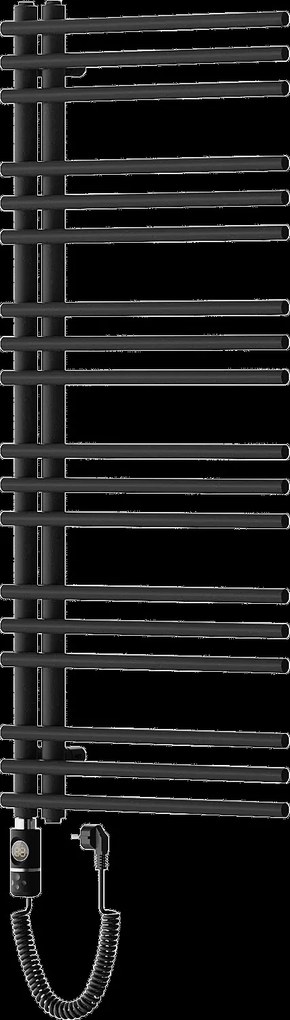 Mexen Neptun, elektrické vykurovacie teleso 1200 x 500 mm, 600 W, čierna, W101-1200-500-2600-70