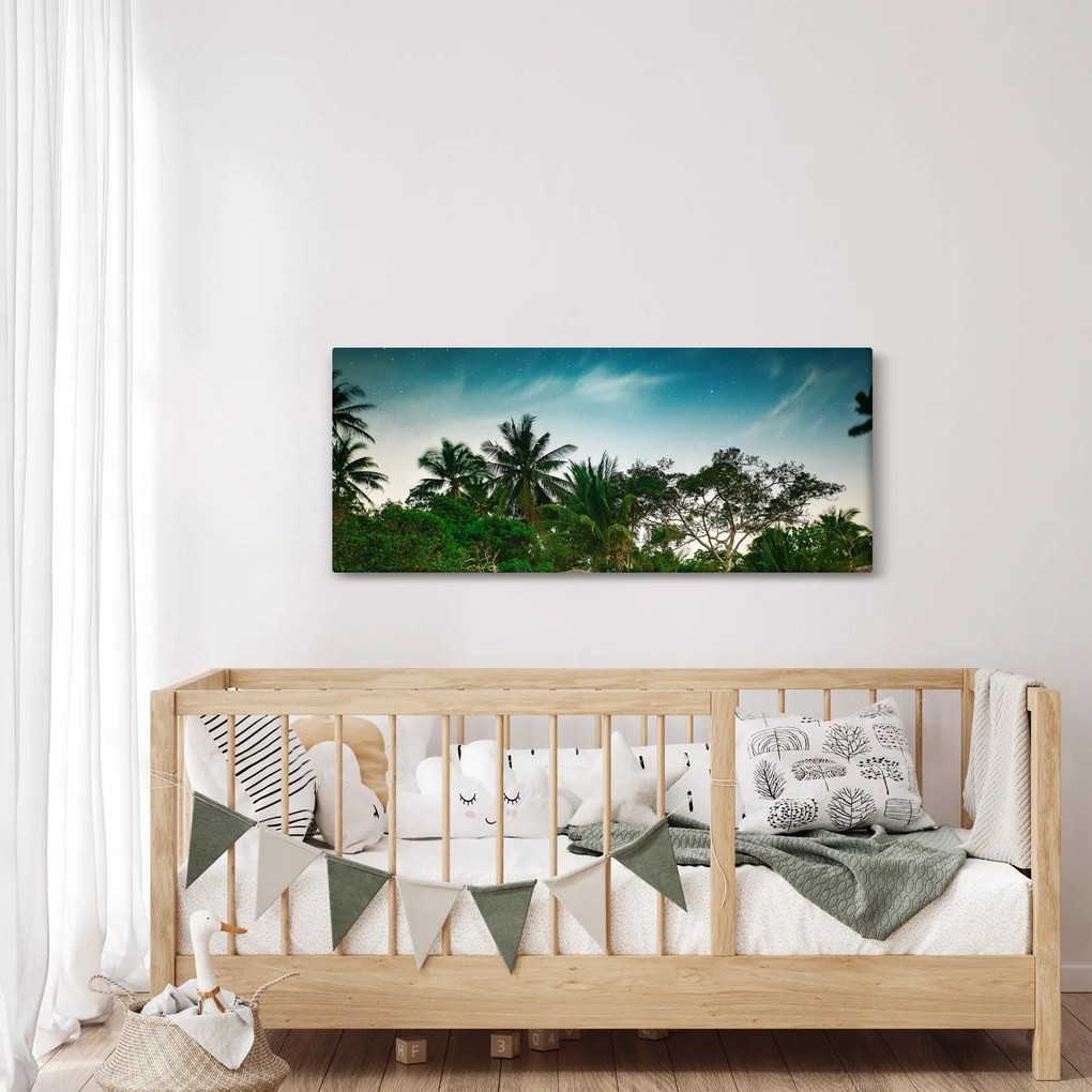 Obraz - palmy (120x50 cm)