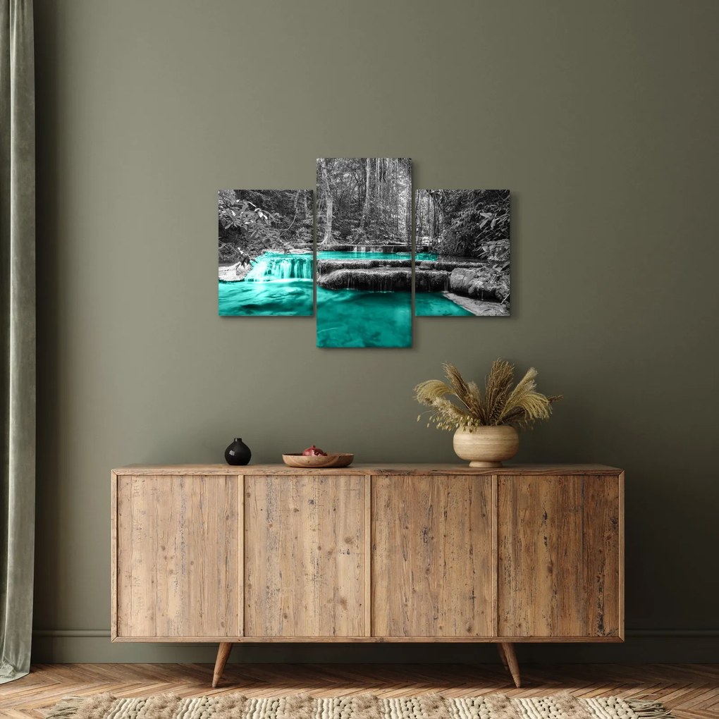 Obraz - Zimná rieka (90x60 cm)
