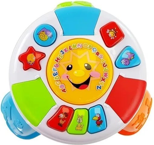 LEAN Toys Vzdelávacie tabuľky pre batoľatá Tvary a farby