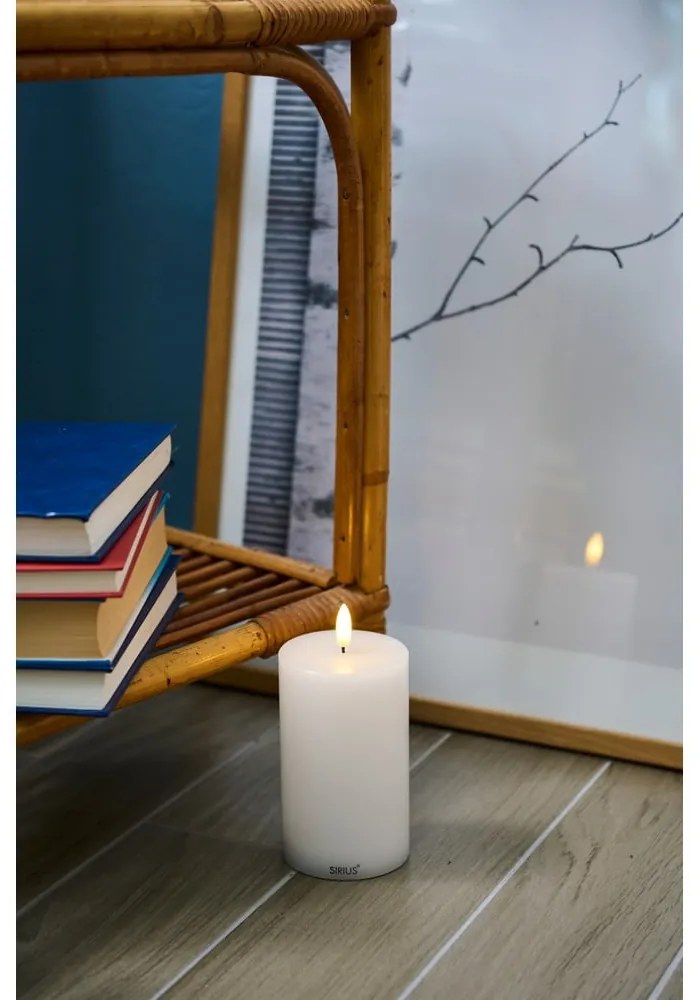 LED sviečka (výška 12,5 cm) Sille Rechargeable – Sirius