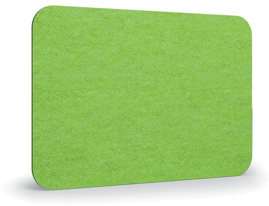 Akustický panel na stenu 120 x 80 cm, okrúhle rohy, olivová