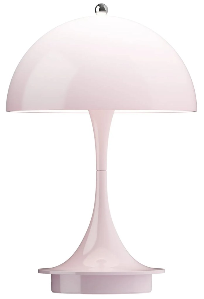 Louis Poulsen Prenosná lampa Panthella 160 V3 Opal Pale rose
