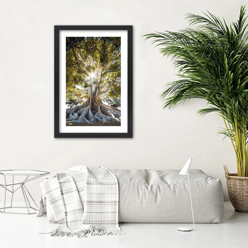 Gario Plagát Veľký exotický strom Farba rámu: Bez rámu, Rozmery: 40 x 60 cm