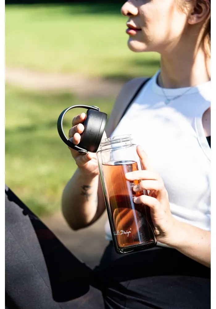 Zelená sklenená fľaša 350 ml Fuori – Vialli Design