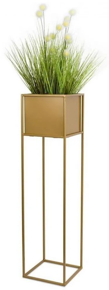 Stojan na kvety 90x24 cm zlatá