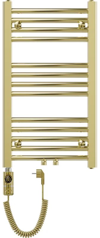 Mexen Ares, elektrické vykurovacie teleso 700 x 400 mm, 300 W, zlatá lesklá, W102-0700-400-2300-50