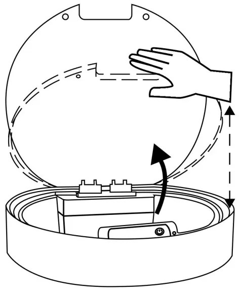 Odpadkový kôš JUNK biely 17 l