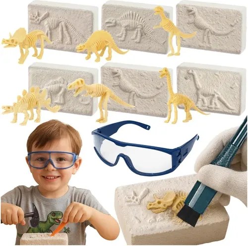KRUZZEL Detská sada na vykopávanie dinosaurov Kruzzel