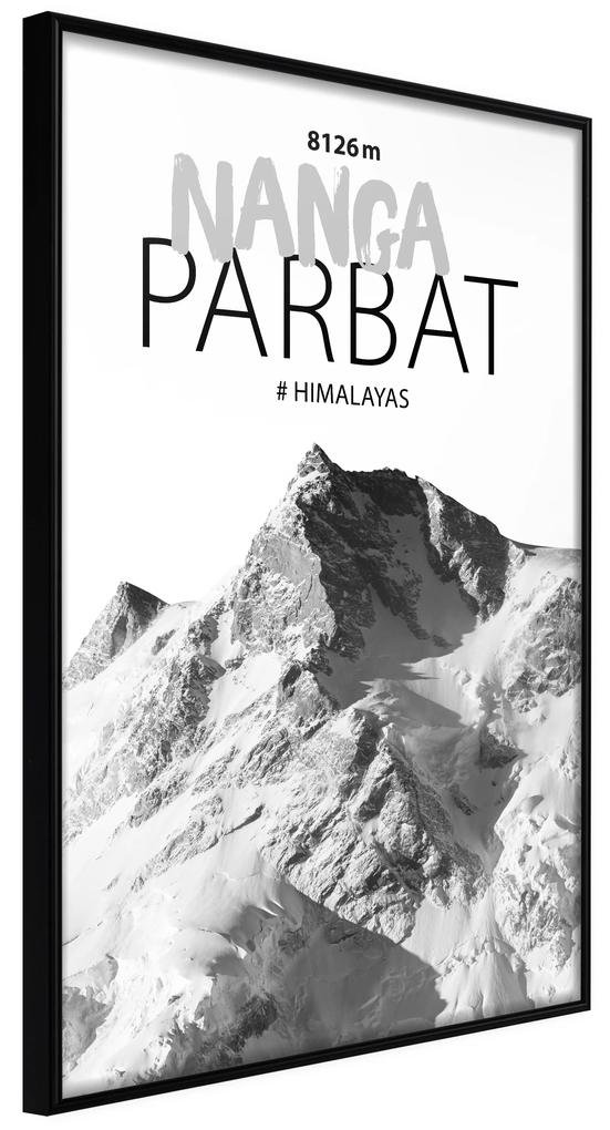 Artgeist Plagát - Nanga Parbat [Poster] Veľkosť: 20x30, Verzia: Zlatý rám