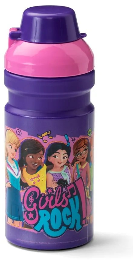 Set fľaše na vodu a boxu na desiatu LEGO® Friends Girls Rock