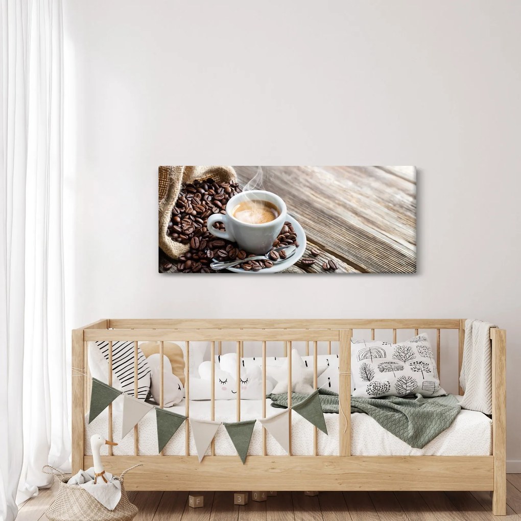 Obraz - Espresso (120x50 cm)