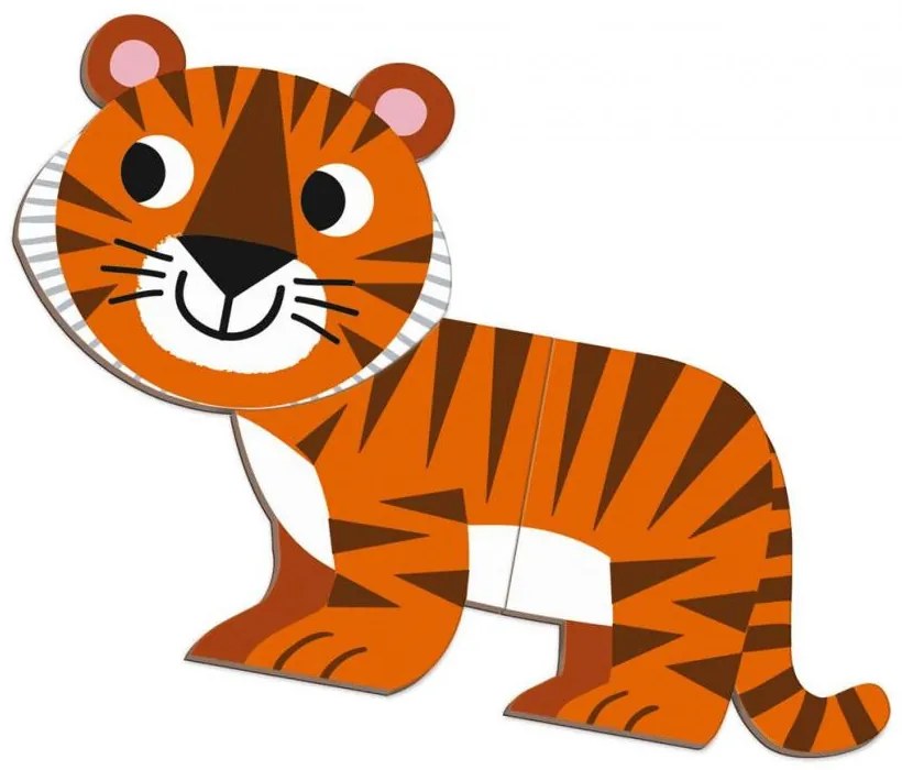 Magnetická kniha - skladačka Zvieratá