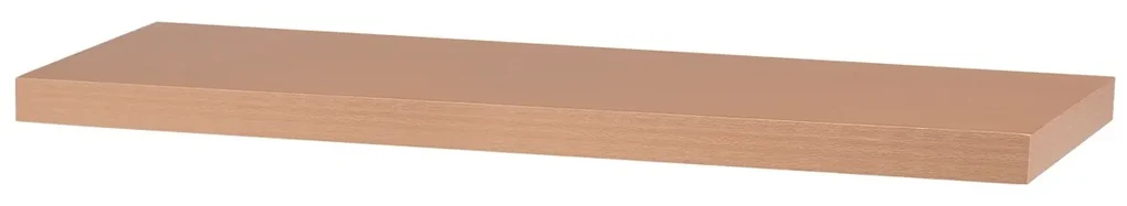 Nástenná polička prírodný buk, 80 x 24 x 4 cm