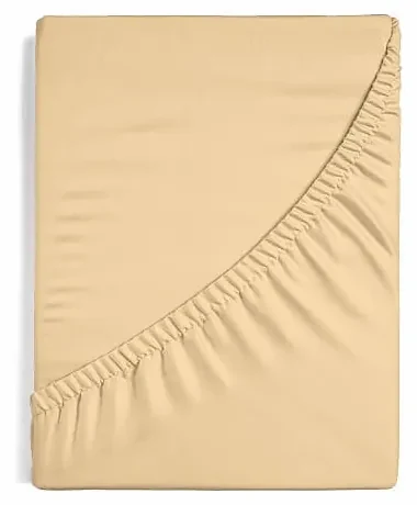 Napínacia plachta na posteľ - Sand Jersey 200/200/25