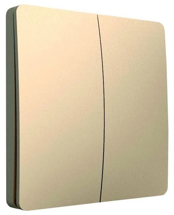 Kinetický bezdrôtový vypínač 2P IP67 zlatý