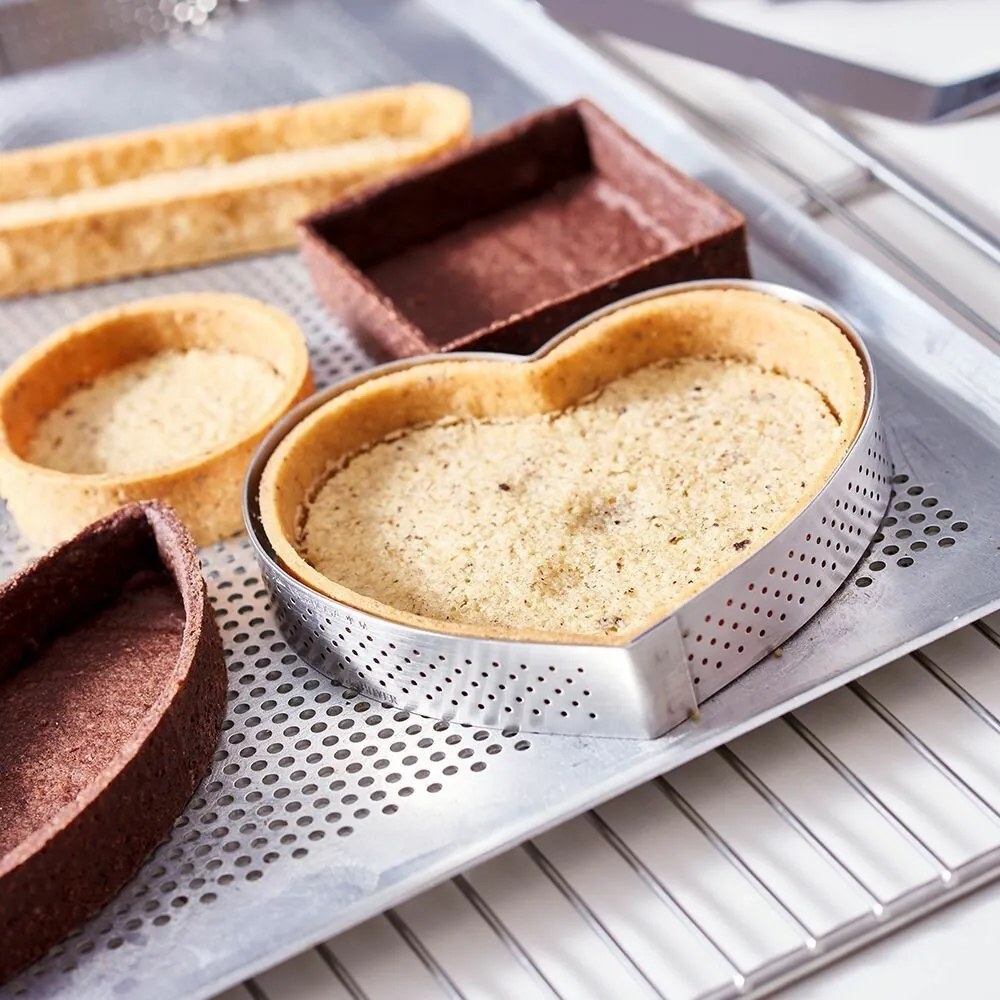 De Buyer 3099.51 Perfor. rám srdce 12 cm, nehrdz. oceľ, 12 cm